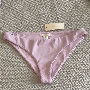 Eberjey Lilac Pique Annia Bikini Bottom, NWT
